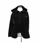 ザ リラクス THE RERACS ジャケット パーカー ダブルジップ F 黒 ブラック 切替 /HO53 ■GY61