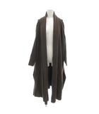 ミューズ ドゥーズィエム クラス MUSE de Deuxieme Classe ニット ガウンコート ウール 茶 ブラウン /UO ■GY61