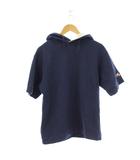 ナイキ NIKE Tパーカー M ネイビー フード付き 半袖 無地 /LP ■GY58