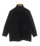 インターメッツォ INTERMEZZO ジャケット 上着 M 黒 ブラック スタンドカラー 長袖 ジッパーポケット /RP ■GY58