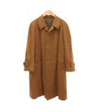 ヴィンテージ ステンカラーコート ロング メルトン カシミヤ 90A4 茶 ブラウン /JS ■GY61