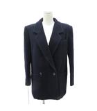 バーバリーズ Burberrys テーラードジャケット ミドル丈 総裏地 7AB2 紺 ネイビー ダブルブレスト /SM42 ■GY61