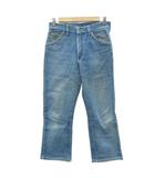 リー LEE デニムパンツ ジーンズ ブーツカット W30 L33 青 ブルー ウォッシュ加工 アンクル丈 200-0341 /YS32 ■GY61