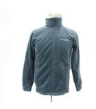 コロンビア Columbia フリースジャケット L チャコールグレー スタンドカラー ロゴ刺繍 /HO25 ■GY61