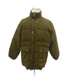 フィラ FILA ダウンジャケット スタンドカラー ロング丈 L カーキ /HO45 ■GY61