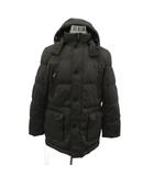 クロコダイル CROCODILE ダウンコート ミドル丈 ダークブラウン フード付き /HO38 ■GY61