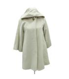 イエナ IENA コート ロング丈 オフホワイト フード付き /HO9 ■GY61