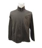 ゴルフウェア ジャケット ミドル丈 L 茶 ブラウン スタンドカラー /SM1 ■GY61