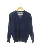 TRICOTS ニット セーター Vネック 長袖 ウール L 紺 ネイビー /CK15 ■GY61