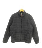 ダウンジャケット L 黒 ブラック スタンドカラー /MN18 ■GY61