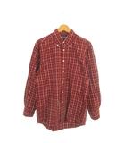 チャップス CHAPS ラルフローレン RALPH LAUREN シャツ M 赤 レッド チェック柄 ボタンダウンカラー 長袖 /MN28 ■GY61