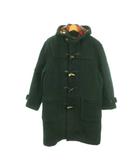 メンズフランドル MEN'S FLANDRE ダッフルコート ウール 緑 グリーン フード付き トグルボタン 長袖 /AO16 ■GY61