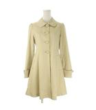 エフデ ef-de フレアトレンチコート 7 ベージュ ラウンドカラー 長袖 Aラインシルエット /CK37 ■GY61