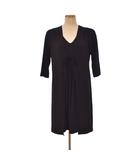 オットー OTTO ワンピース 長袖 ひざ丈 L 黒 ブラック ■GY58