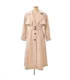 バックプリーツ トレンチコート F ベージュ ■GY58