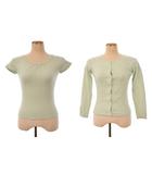 ミッシュマッシュ MISCH MASCH アンサンブル ニット カーディガン パール装飾 38 緑 グリーン ■GY58
