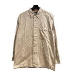 カジュアルシャツ 長袖 L ベージュ ■GY58
