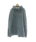 チャンピオン CHAMPION トレーナー パーカー 2XL 青 ブルー 長袖 フード付き ロゴ刺繍 /PP ■GY61