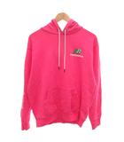 ニューバランス NEW BALANCE パーカー フーディー ロゴプリント プルオーバー M ショッキングピンク /YJ ■GY61