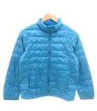 ユニクロ UNIQLO ウルトラライトダウンジャケット スタンドカラー 150 ライトブルー /YJ ■GY61