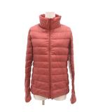 ユニクロ UNIQLO ウルトラライトダウンジャケット スタンドカラー L コーラルピンク /YJ ■GY61