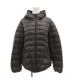 ユニクロ UNIQLO ウルトラライトダウンジャケット ブルゾン XL 黒 ブラック /JS ■GY61