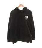 ザノースフェイス THE NORTH FACE パーカー フーディ ロゴプリント 長袖 XL 黒 ブラック /FF ■GY61