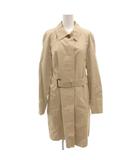 ステンカラーコート ライナー付き ロング 42 ベージュ /FF ■GY61