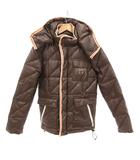 トミー TOMMY ダウンジャケット ブルゾン ジップアップ M 茶 ブラウン /JS ■GY61