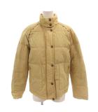 ダウンジャケット ブルゾン チェック切替 40 ベージュ /FF ■GY61