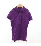 ラルフローレン RALPH LAUREN ポロシャツ 半袖 鹿の子 S 紫 パープル /JS ■GY61