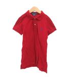 ラルフローレン RALPH LAUREN ポロシャツ 半袖 鹿の子 ポニー刺繍 S 赤 レッド /JS ■GY61