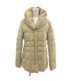 スピック&スパン Spick&Span 美品 ダウンジャケット 38 カーキ ショールカラー 長袖 キルティング /KR ■GY61