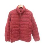 ユニクロ UNIQLO ダウンジャケット XL 赤 レッド スタンドカラー /NL ■GY61