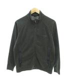 モンベル Montbell フリースジャケット ロゴ刺繍 ラグランスリーブ ジップアップ M グレー /YJ ■GY61