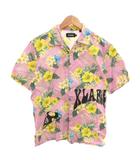 エクストララージ X-LARGE アロハシャツ 花柄 半袖 M ピンク /FF ■GY61