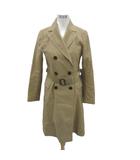 トレンチコート ロング丈 36 ベージュ /SM24 ■GY61