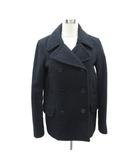 マーガレットハウエル MHL. Pコート ピーコート 麻 リネン 2 紺 ネイビー ミドル丈 578-212176 /YS23 ■GY61