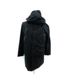 バックナンバー BACK NUMBER コート ロング丈 フード付き M 黒 ブラック /SM7 ■GY61