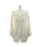 ドゥトゥシェケティ Doux toucher カットソー 7分袖 M グレー /AN37 ■GY61