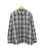 カジュアルシャツ 長袖 チェック柄 レギュラーカラー 総柄 XL マルチカラー /BB ■GY61