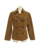 トランスワーク TRANS WORK Pコート ショート ピーコート 9 茶色 ブラウン SDJ25-653 /YM ■GY61