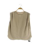 イエナ IENA 22SS リサイクルブレンド テンジクカット カットソー ギャザー F ベージュ /MY ■OS ■GY66
