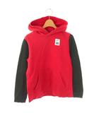 ナイキ NIKE FORCE パーカー フーディー 切替 L レッド ブラック /DF ■GY58