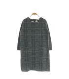 テチチ Te chichi ニットワンピース チェック ミニ 長袖 M ネイビー /MY ■OS ■GY58