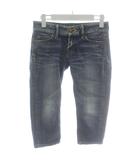 スライ SLY デニムパンツ ジーンズ クロップドパンツ サブリナ ジップフライ 24 青 ブルー /XZ ■GY61