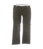 ニコルクラブフォーメン NICOLE CLUB FOR MEN カーゴパンツ フレア ブーツカット ジップフライ 46 カーキ /XZ ■GY61