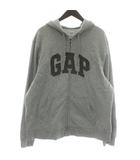 ギャップ GAP パーカー スウェット 長袖 裏起毛 ジップアップ ロゴ XL グレー /XZ ■GY61