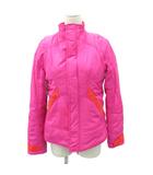 ナイキ NIKE 中綿ジャケット 中綿ベスト 2way ミドル丈 M ピンク 赤 レッド ダブルジップ スタンドカラー /MA8 ■GY58