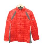 ミズノ MIZUNO ダウンジャケット ショート丈 L 赤 レッド スタンドカラー 切り替え /MA9 ■GY58
